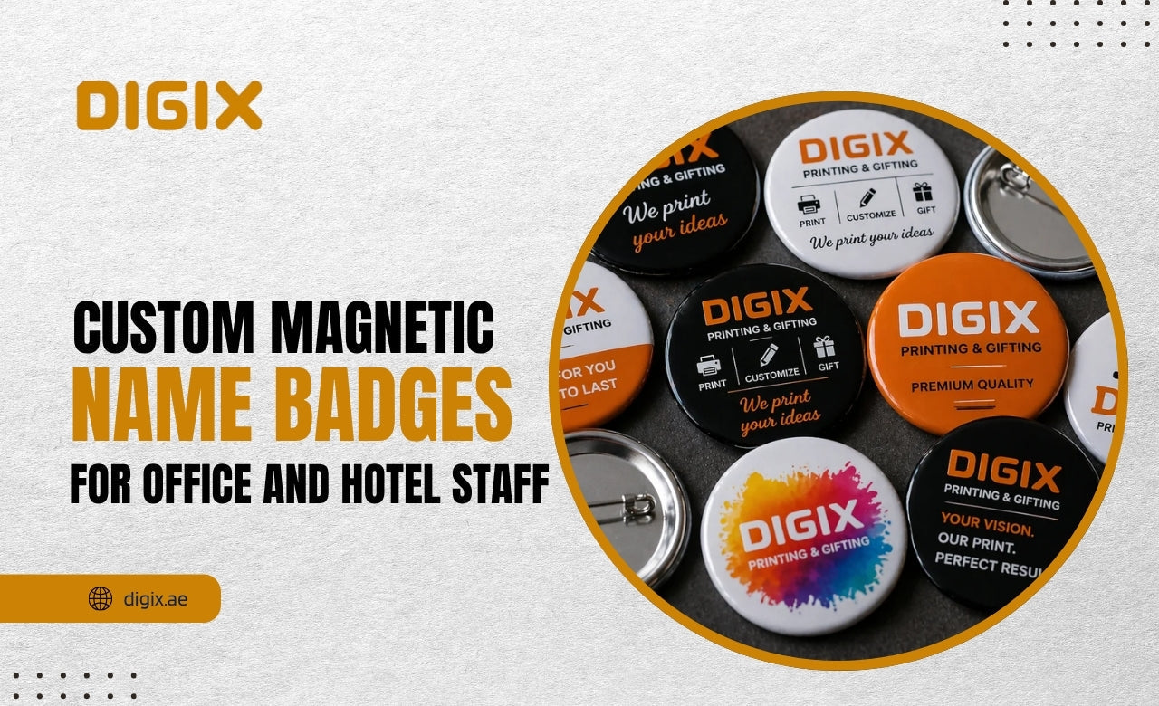 Custom Magnetic Name Badges for Office and Hotel Staff in the UAE