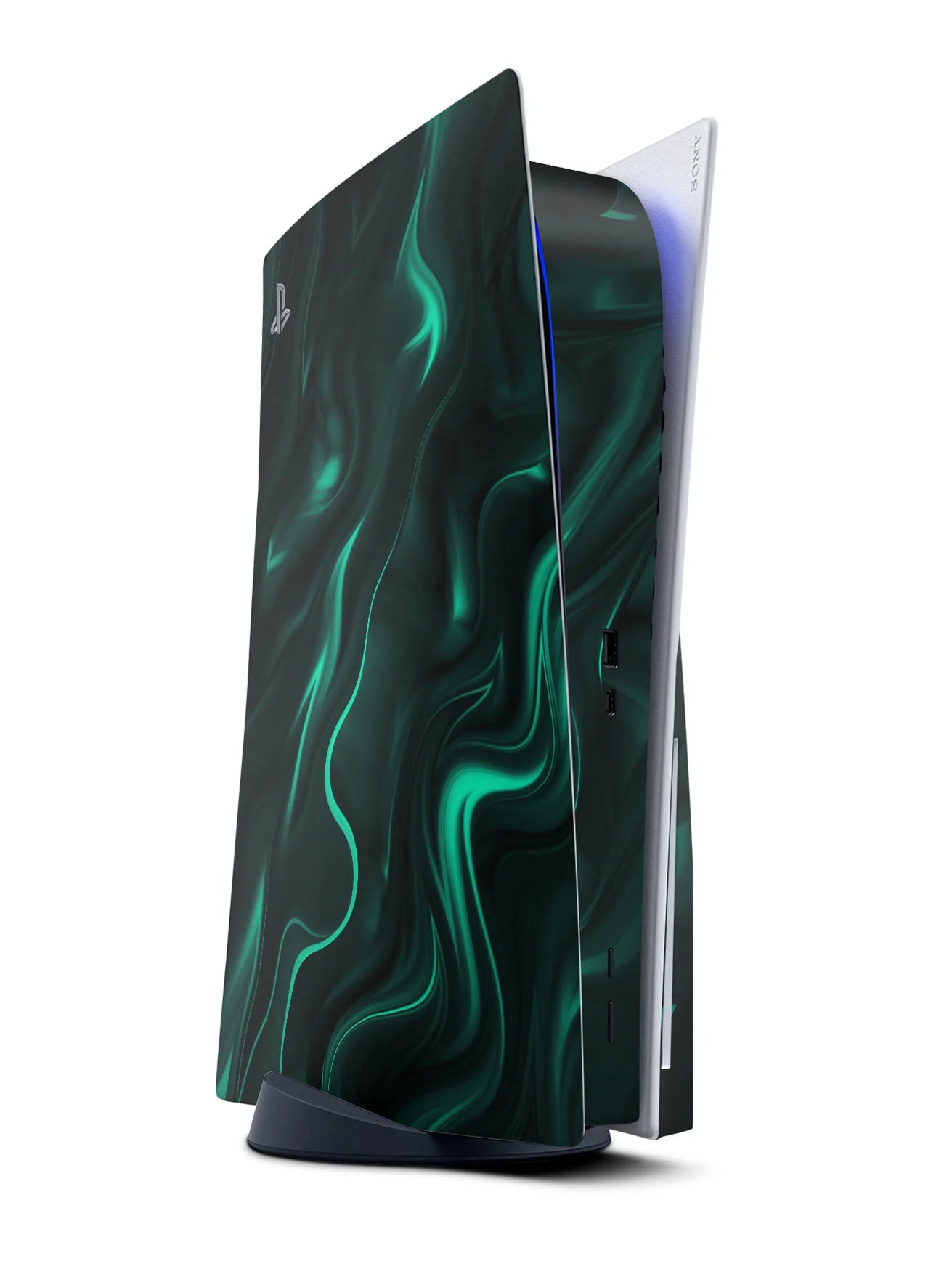 PS5 CONSOLE Wrap Liquid Emerald