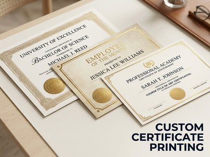 Certificates Printing